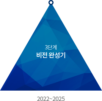 3단계 비전 완성기 : 2022 ~ 2025